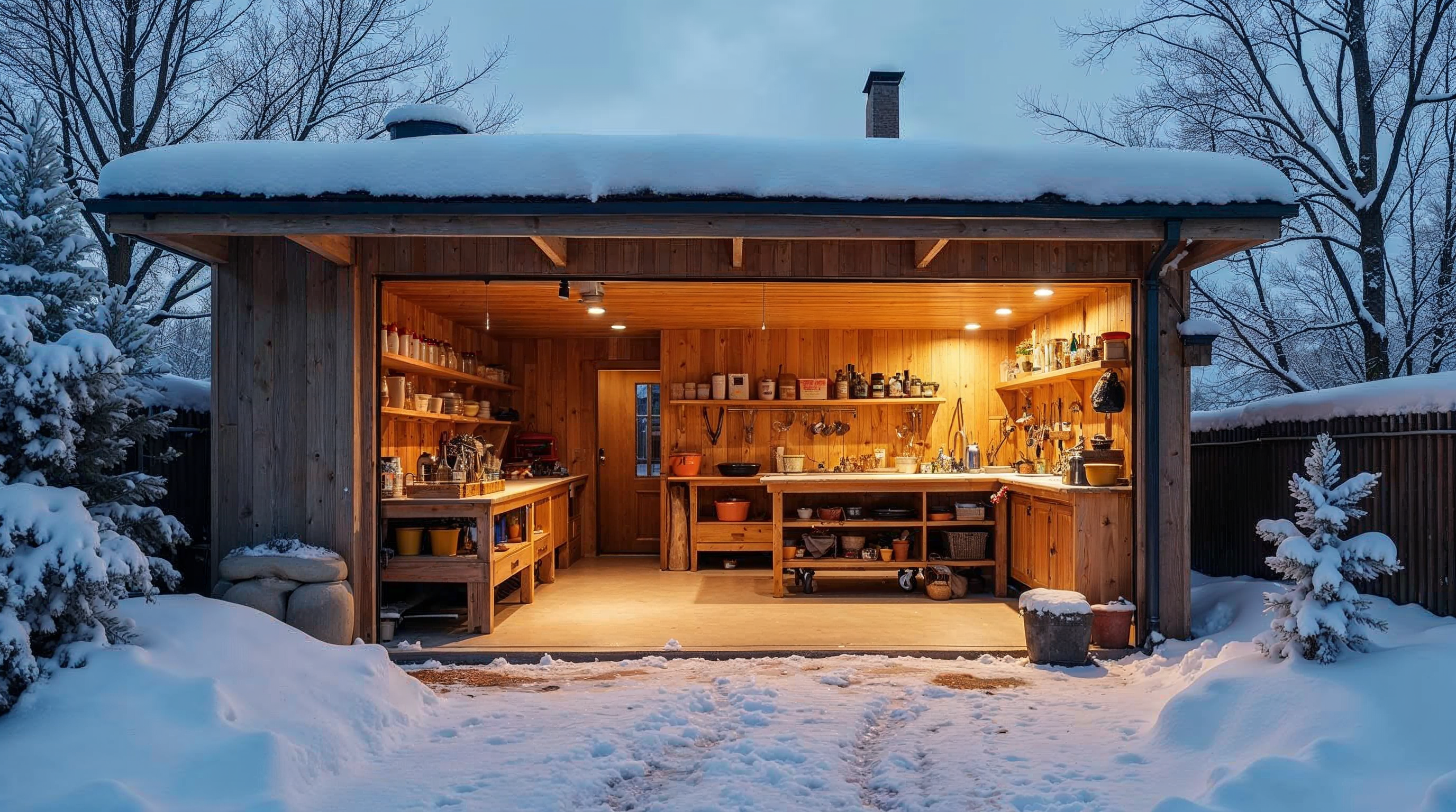 Carport Isolering 2025 - Isoleret Carport og Skur Guide til Helårsbrug